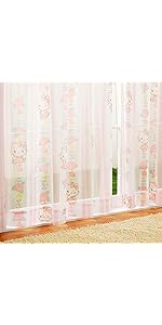 Amazon｜サンリオ(SANRIO) ハローキティ 2級 遮光 遮熱 カーテン+